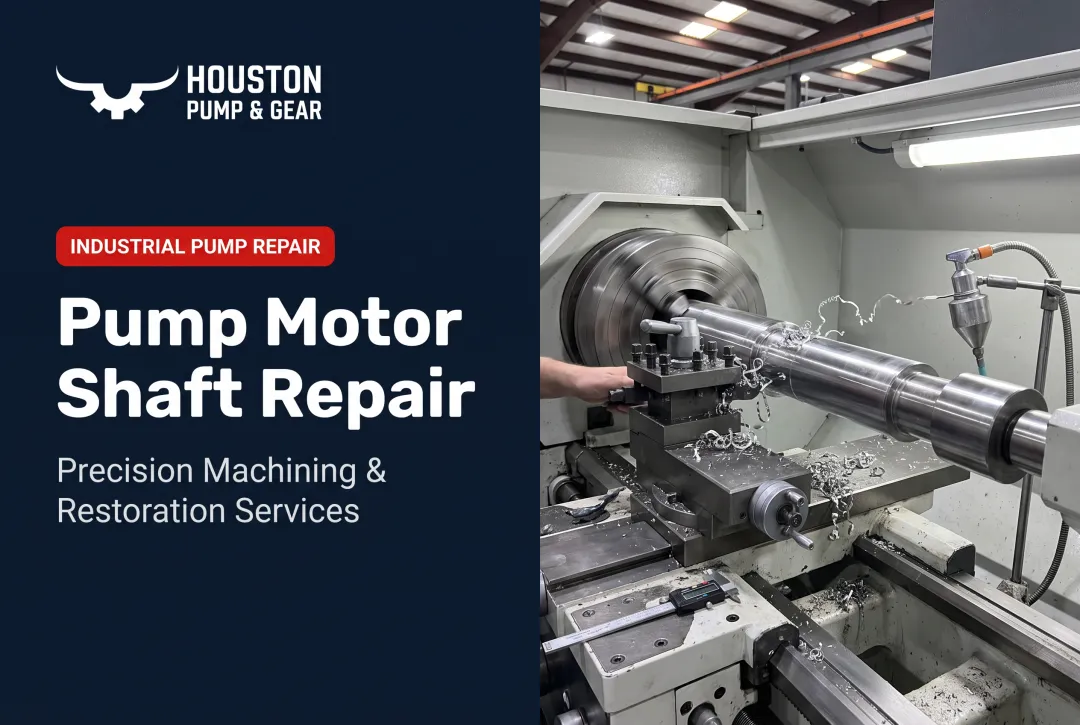 Pump Motor Shaft Repair