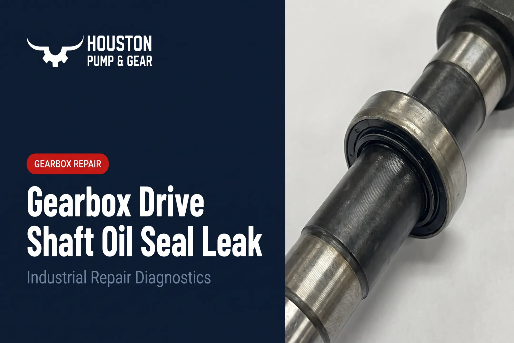 Gearbox Drive Shaft Oil Seal Leak