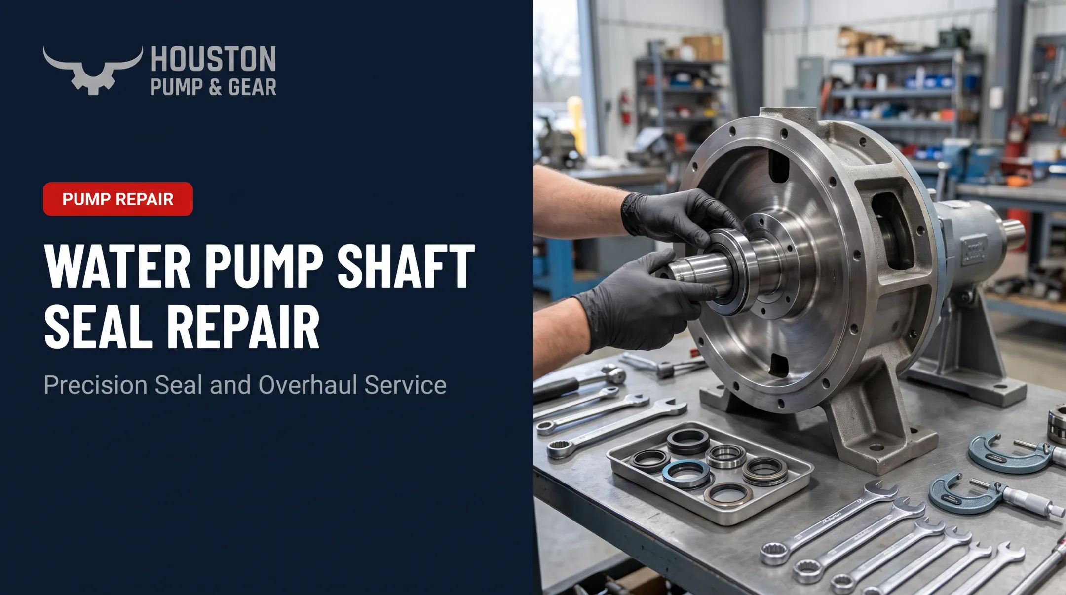 Water Pump Shaft Seal Repair