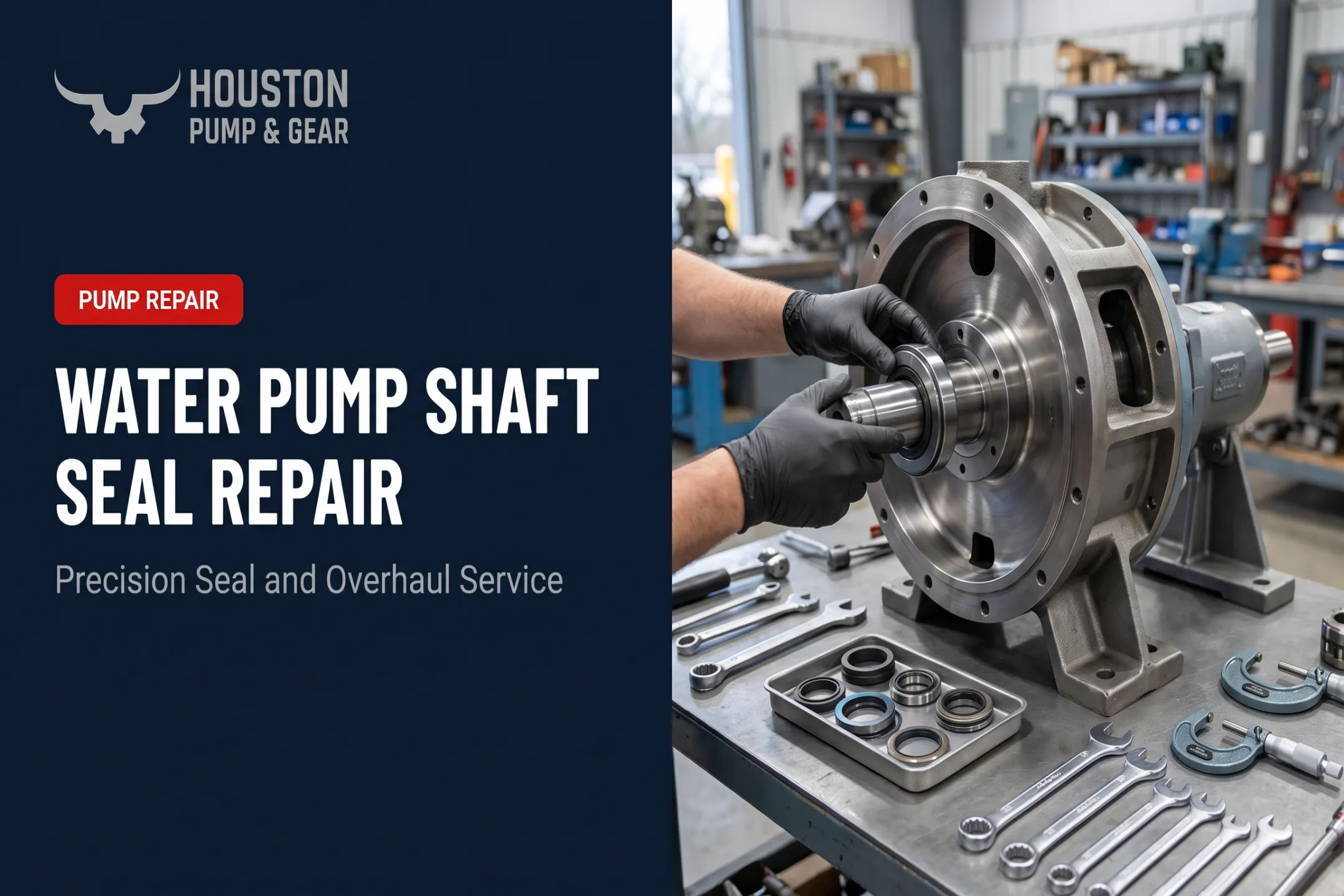 Water Pump Shaft Seal Repair