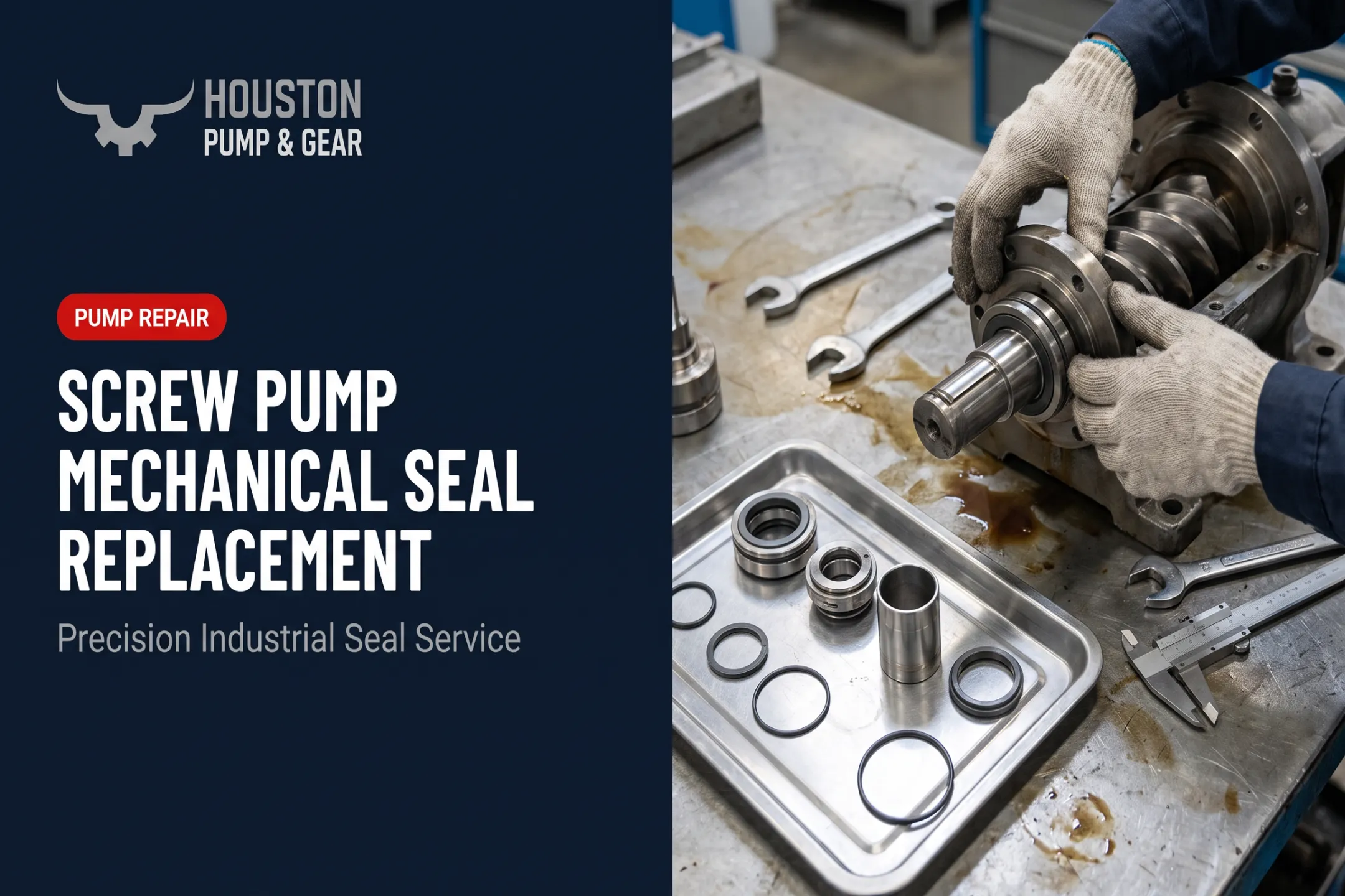 Screw Pump Mechanical Seal Replacement