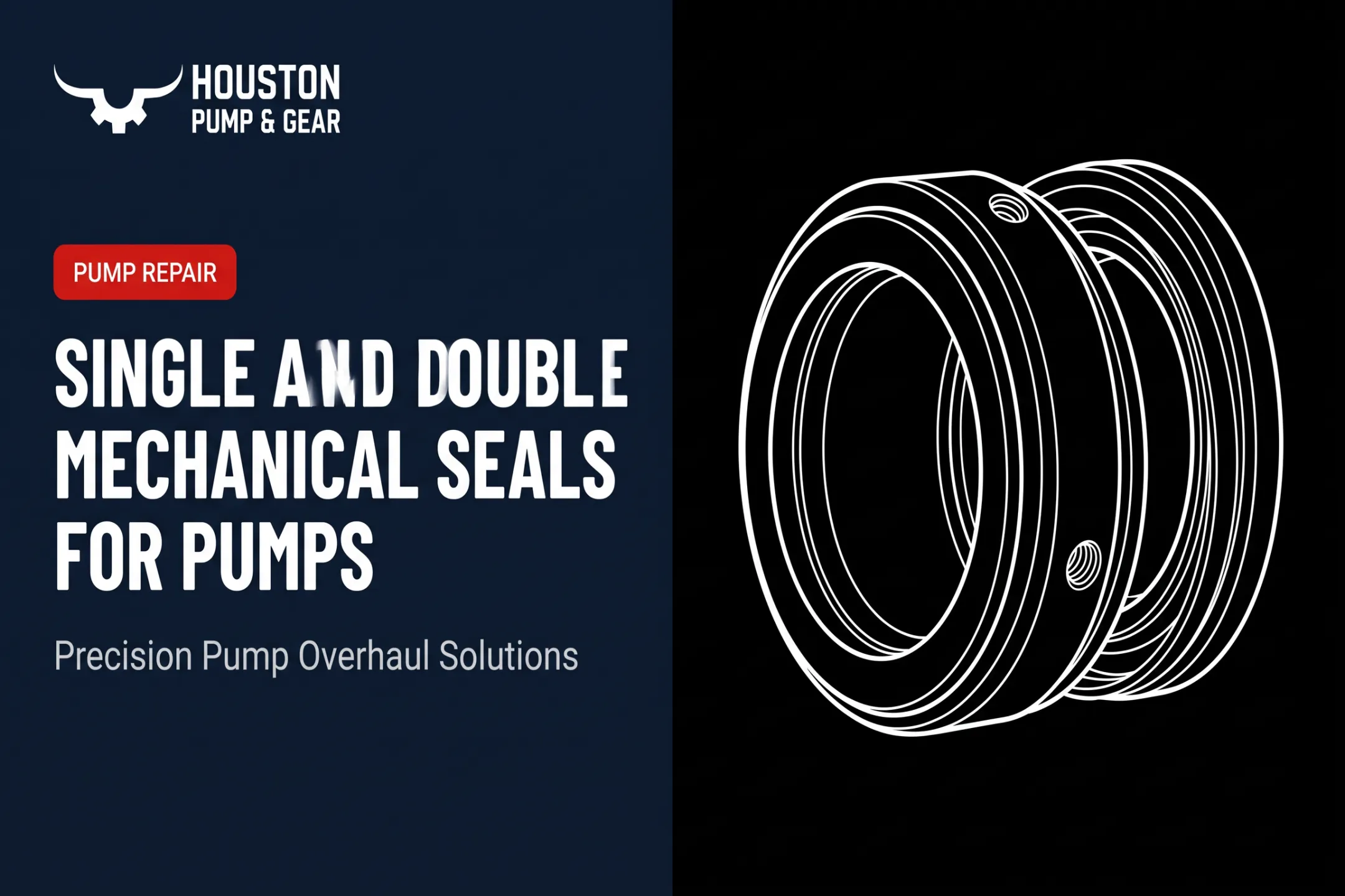 Single and Double Mechanical Seals for Pumps