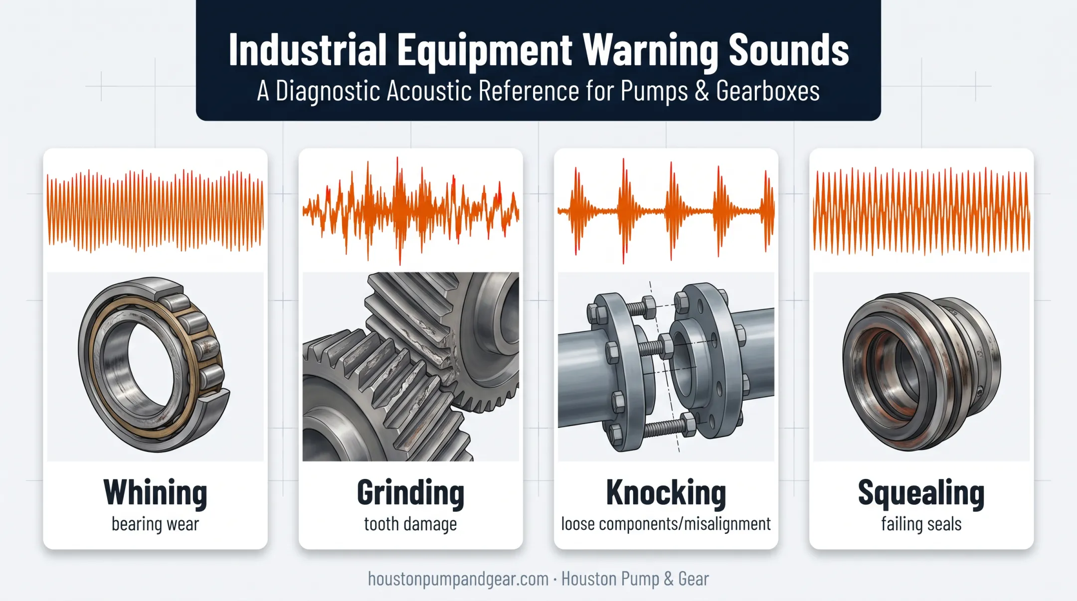 Four gearbox warning sounds and their underlying mechanical causes