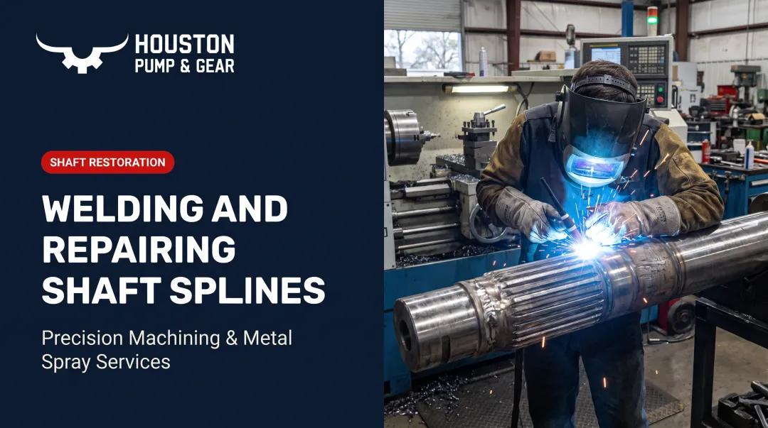 Welding and Repairing Shaft Splines