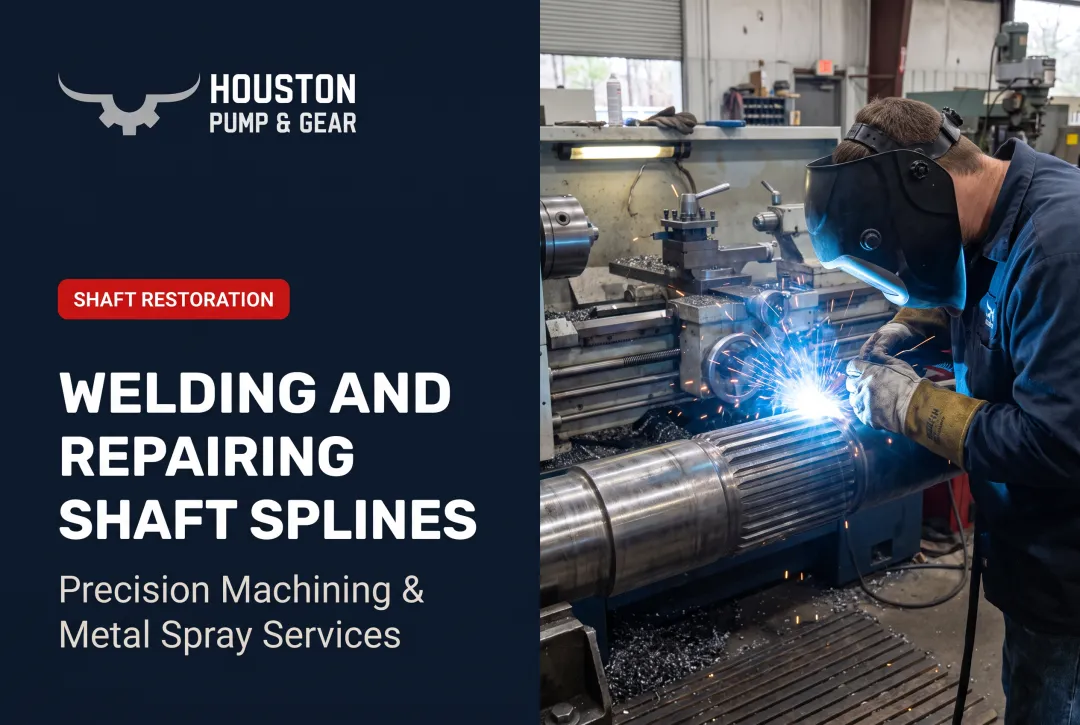 Welding and Repairing Shaft Splines