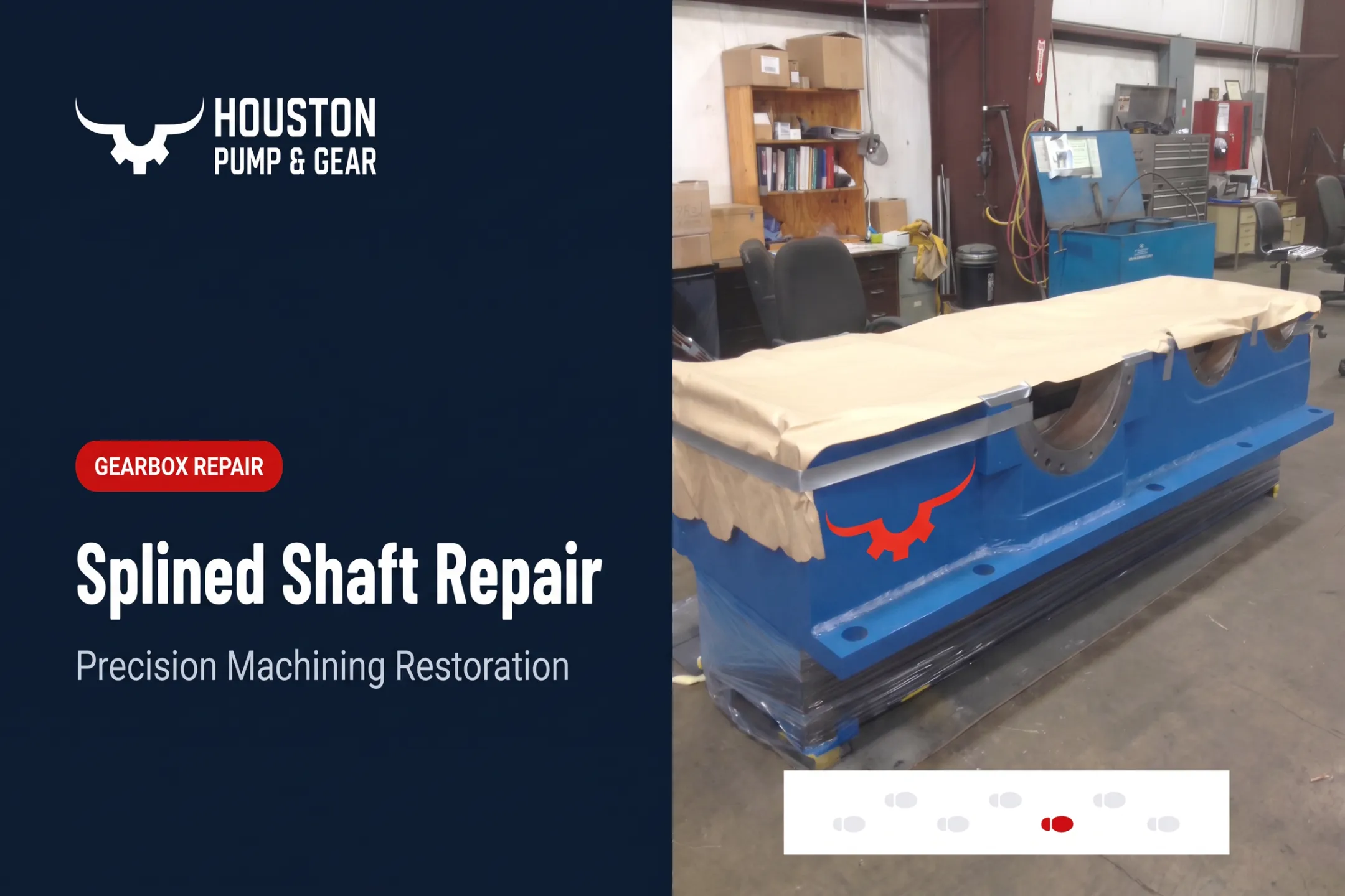 Splined Shaft Repair
