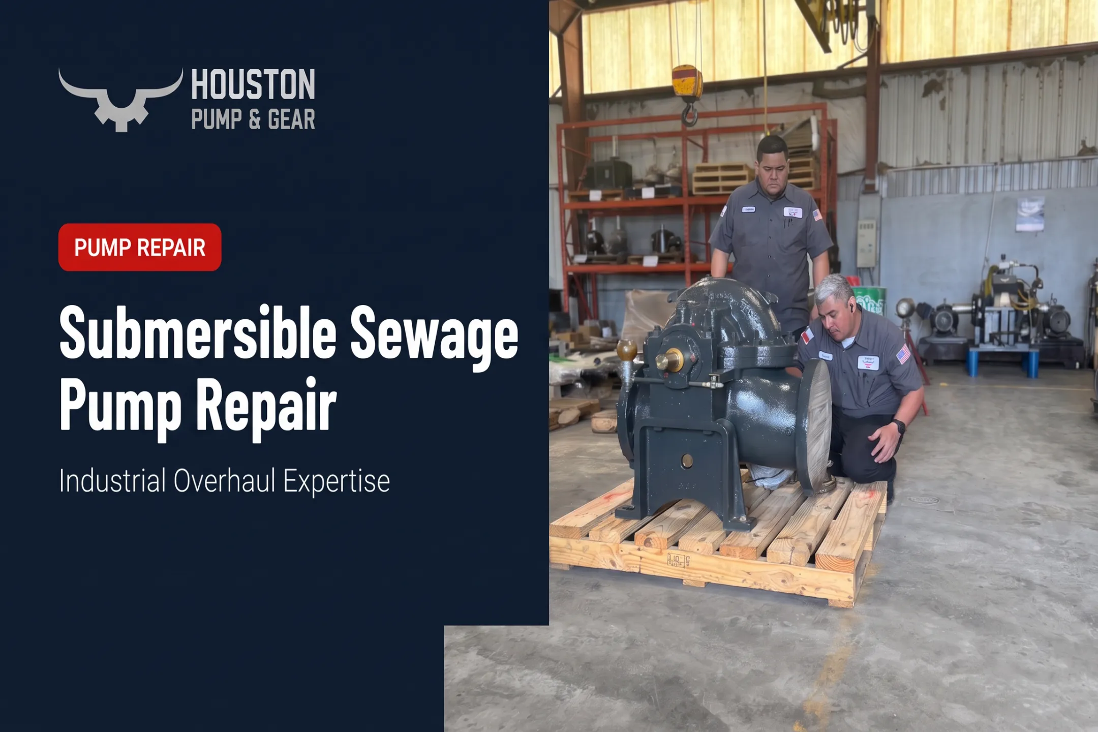 Submersible Sewage Pump Repair