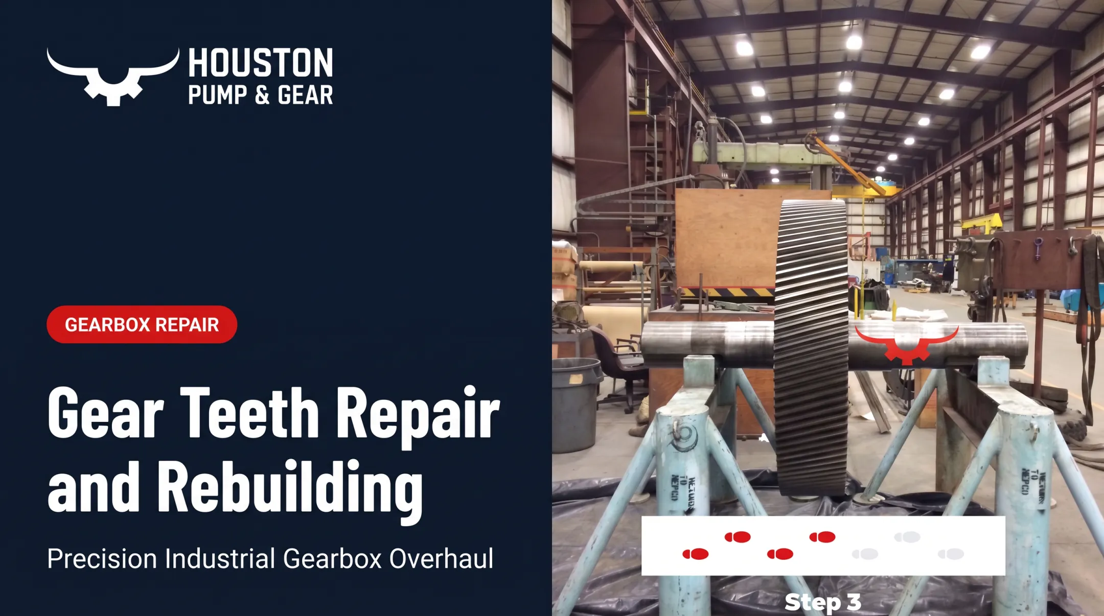 Gear Teeth Repair and Rebuilding