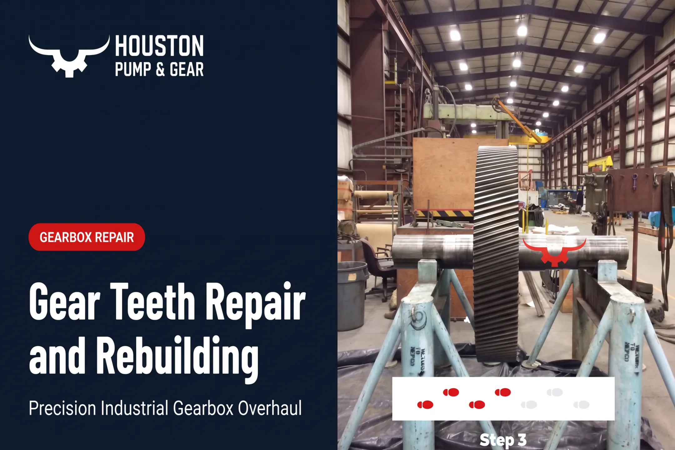 Gear Teeth Repair and Rebuilding