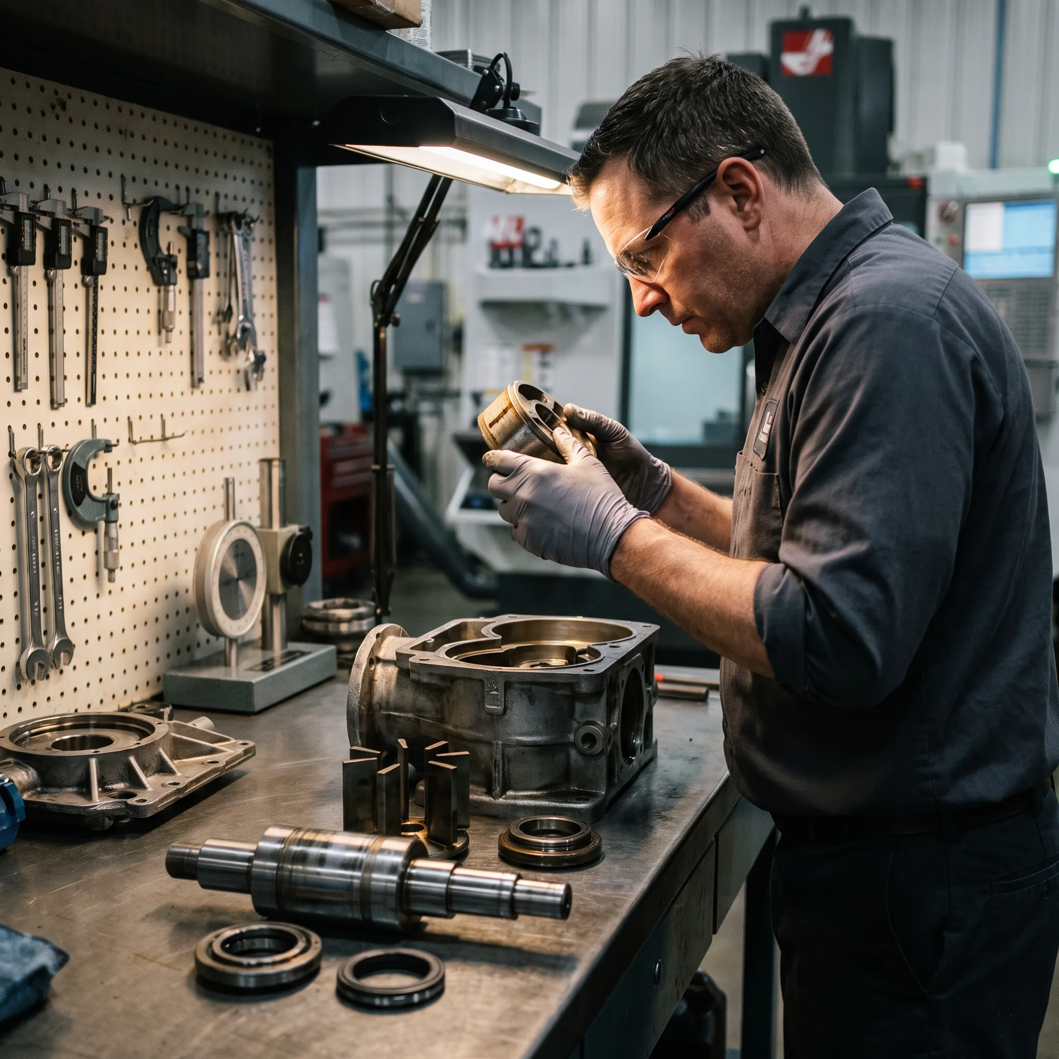 Rotary Vane Vacuum Pump Repair