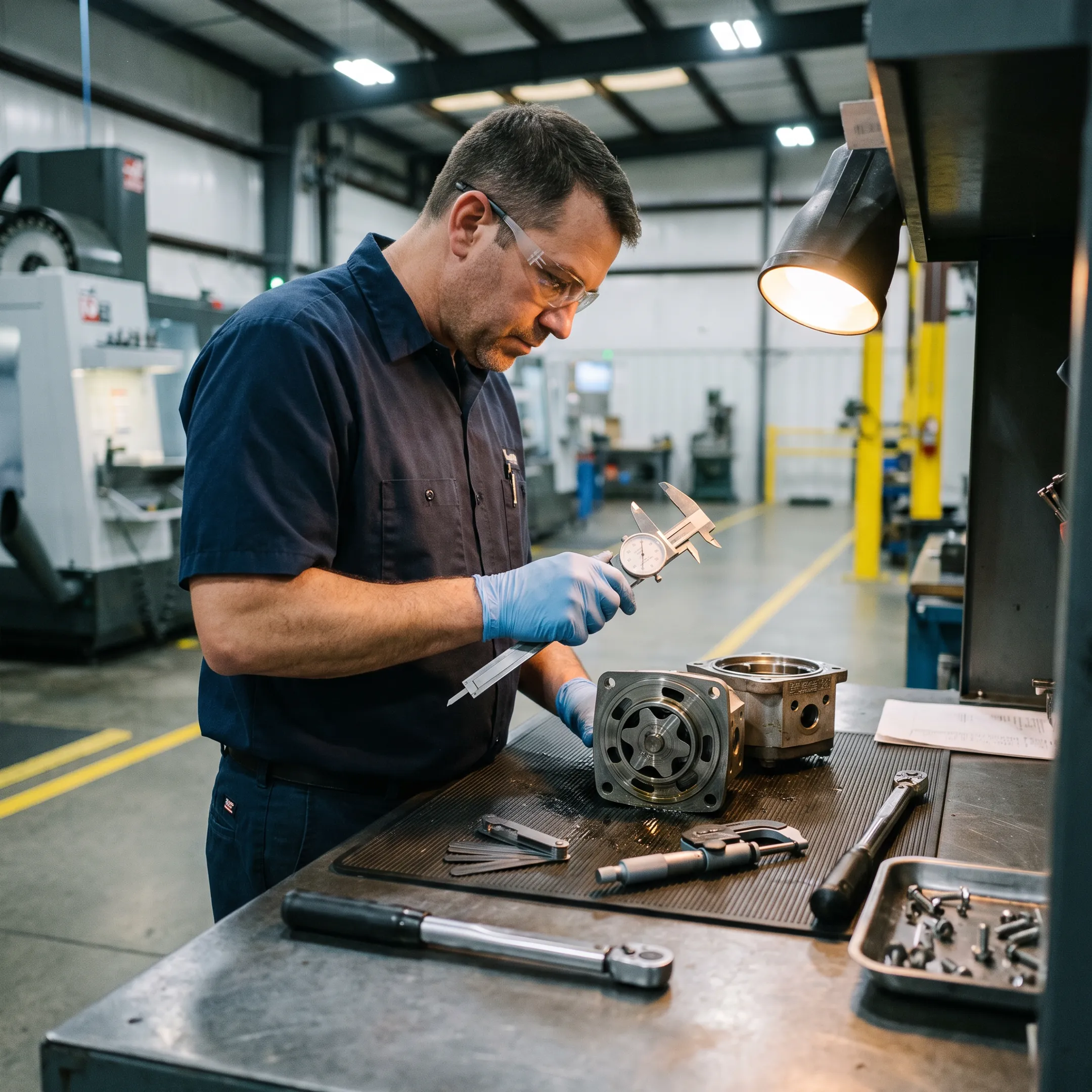 Kawasaki Hydraulic Pump Repair