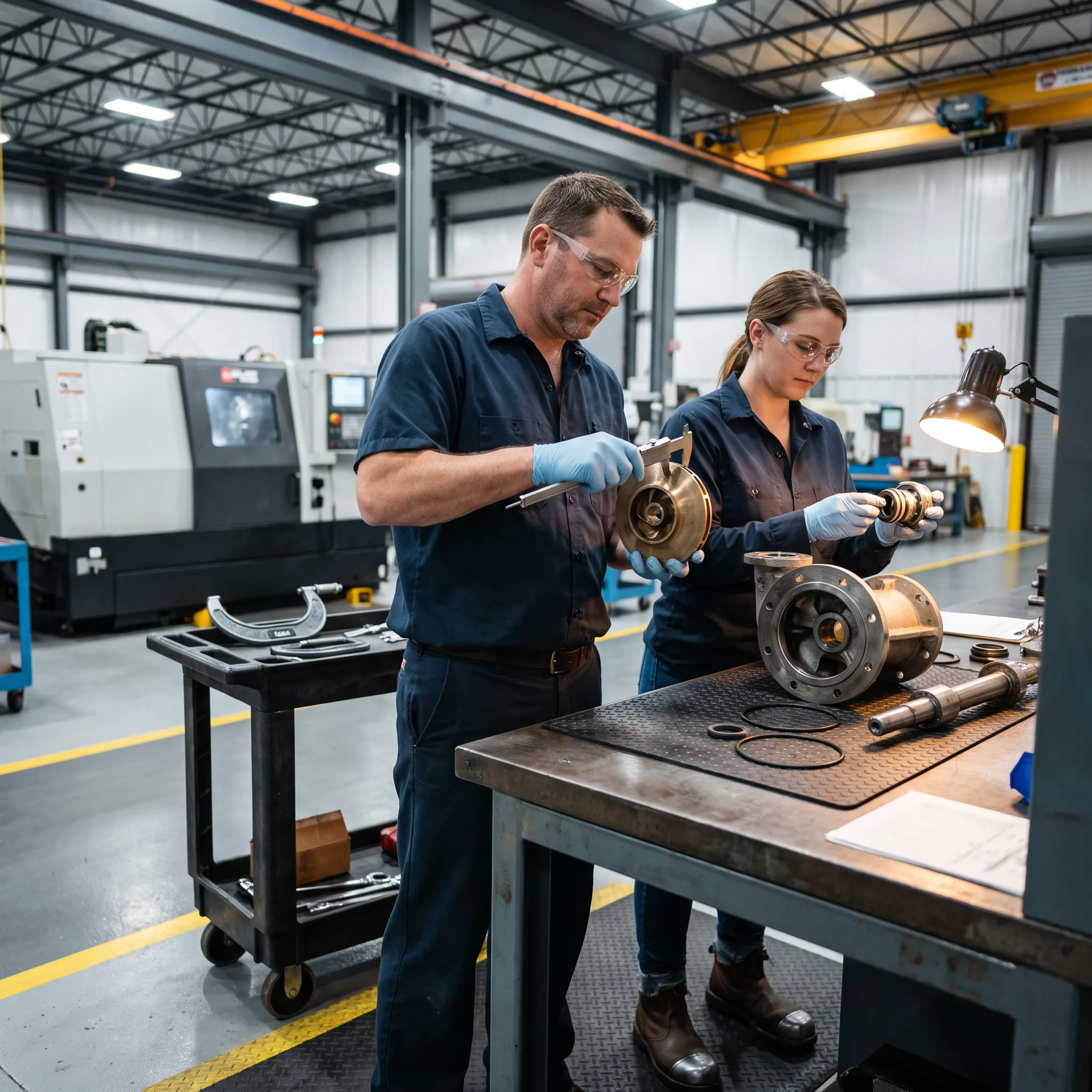 Industrial Water Pump Rebuilding Services