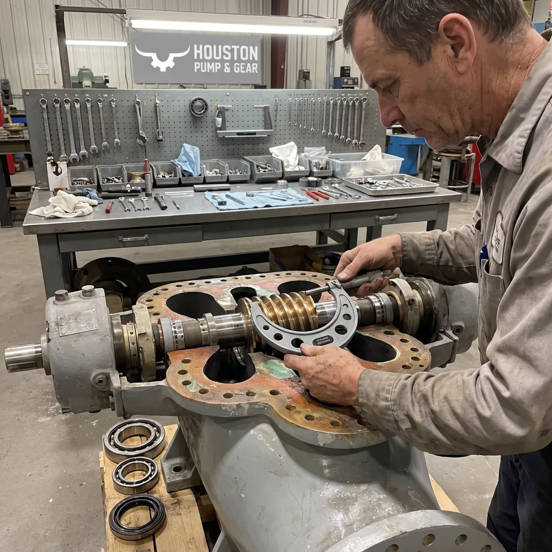 Worm Gearbox Repair and Rebuild