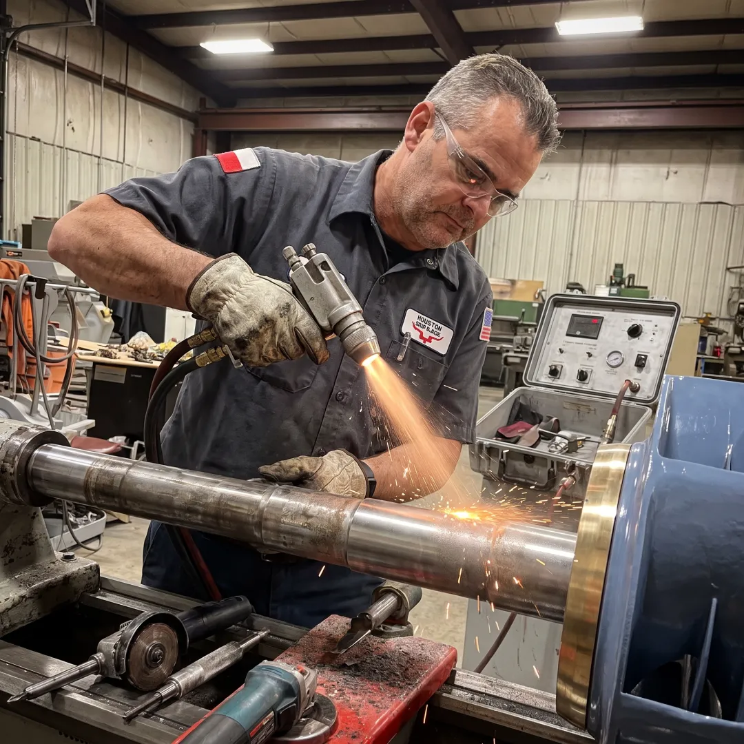 Metal Spray Shaft Repair