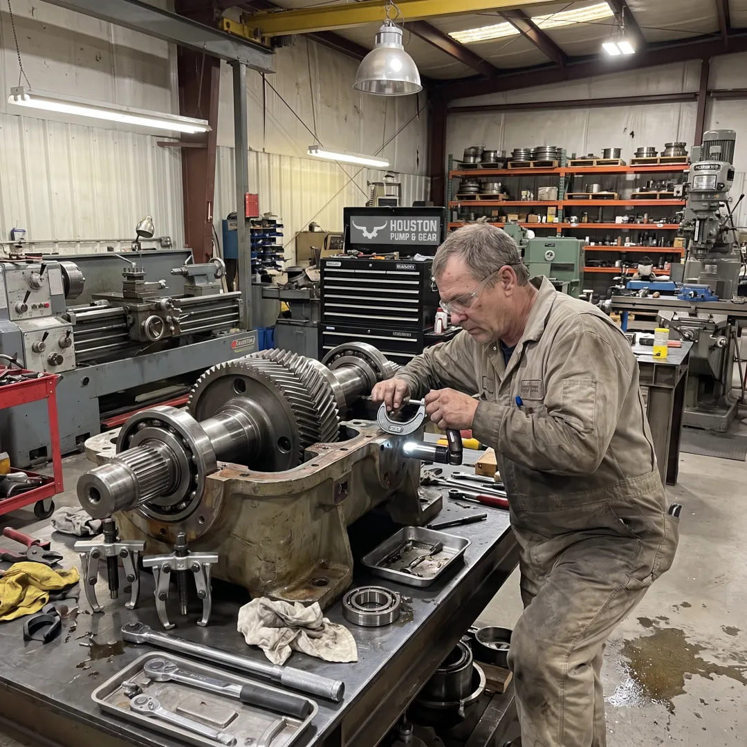 Extruder Gearbox Repair