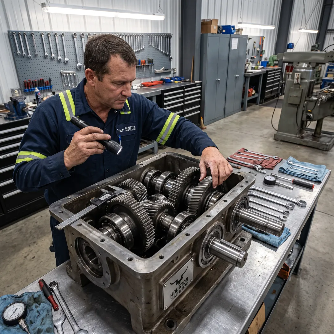 Dual Output Gearbox Repair Services