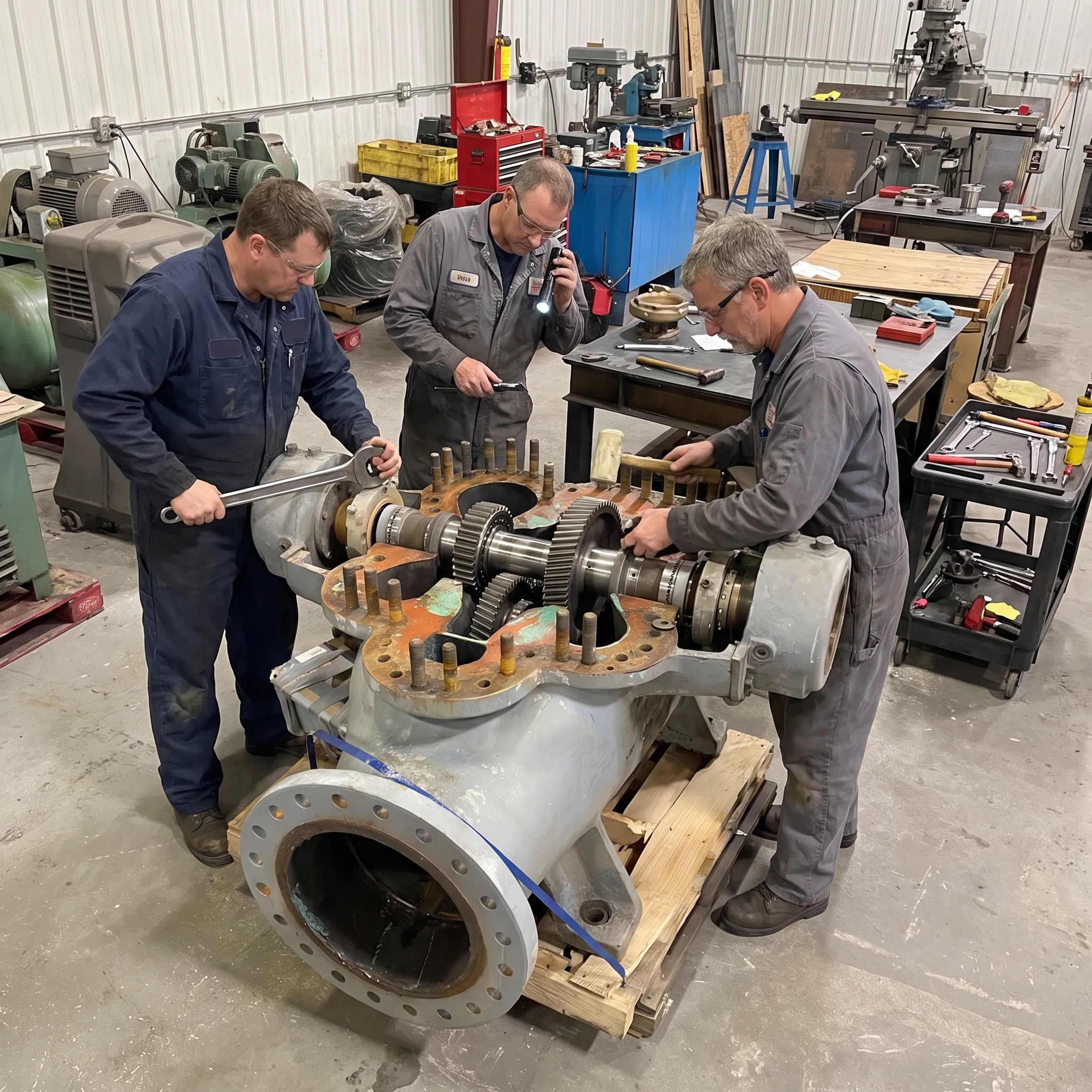Industrial Gear Rebuild and Repair Services