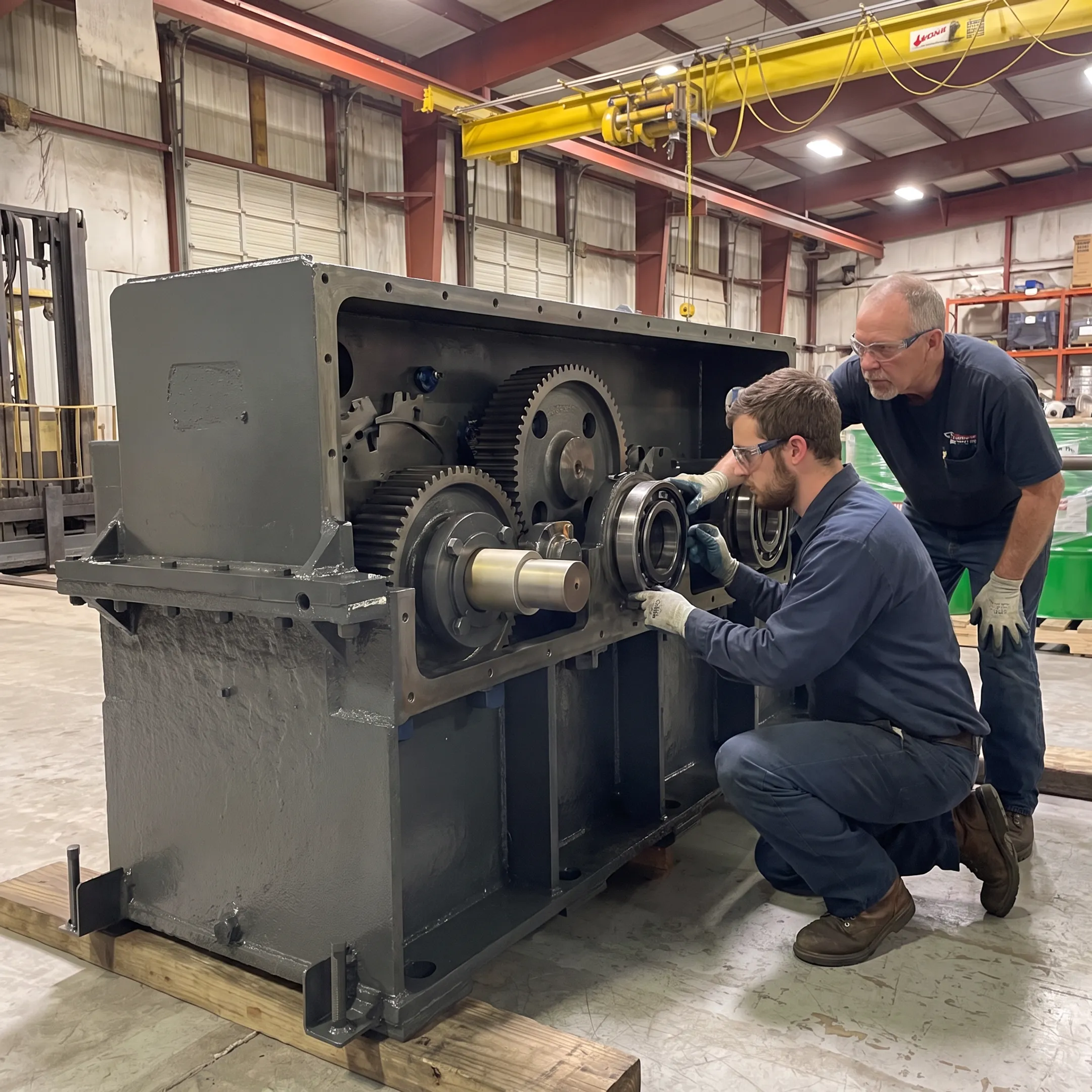 Marley Gearbox Repair and Rebuild for Cooling Towers
