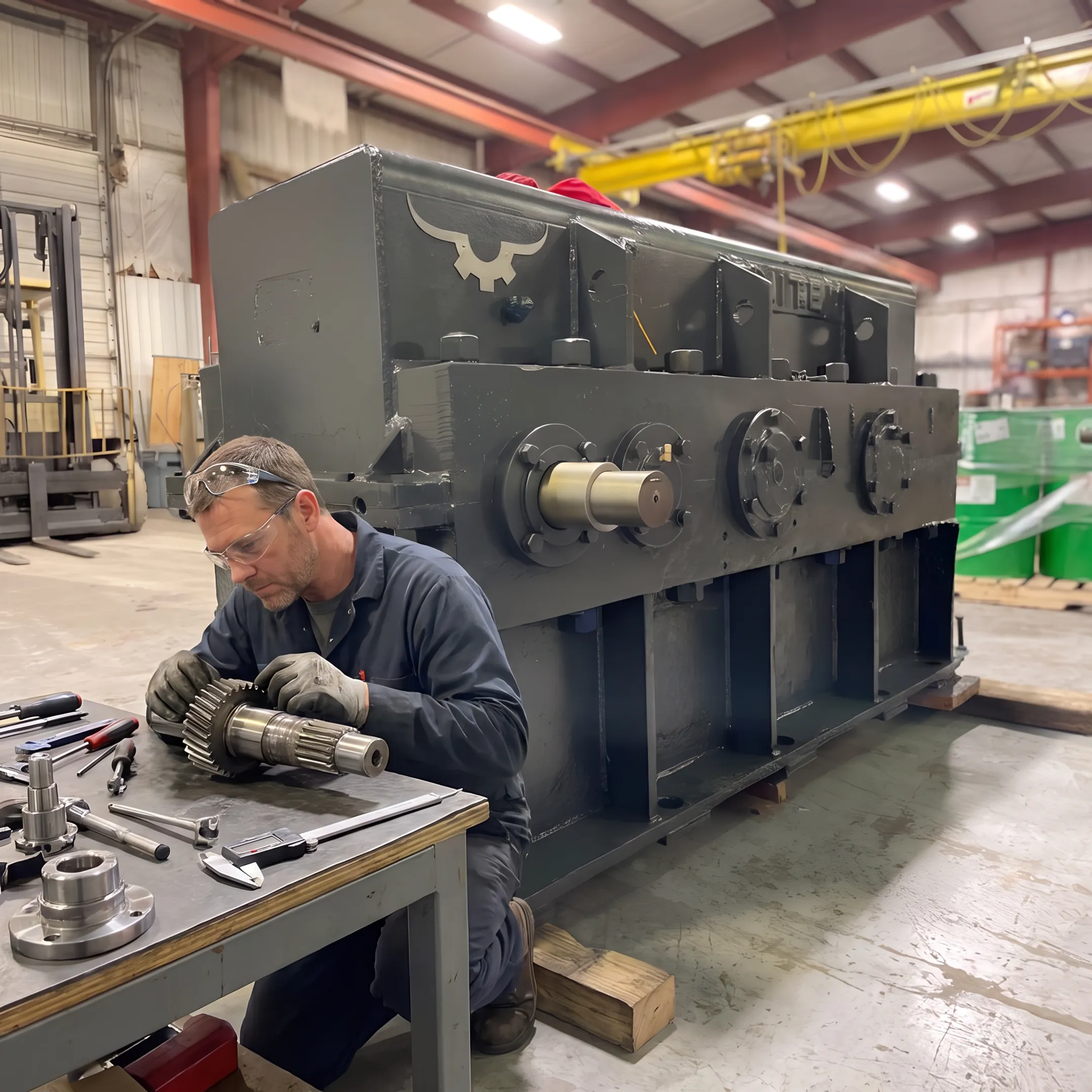 Broken Gear Shaft Repair