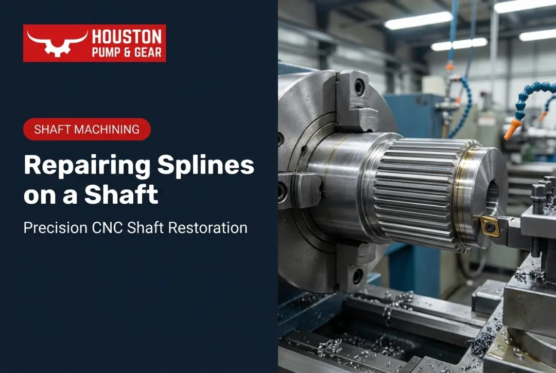 Repairing Splines on a Shaft