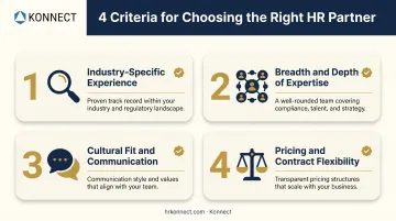 Four-step checklist for choosing a strategic HR outsourcing partner