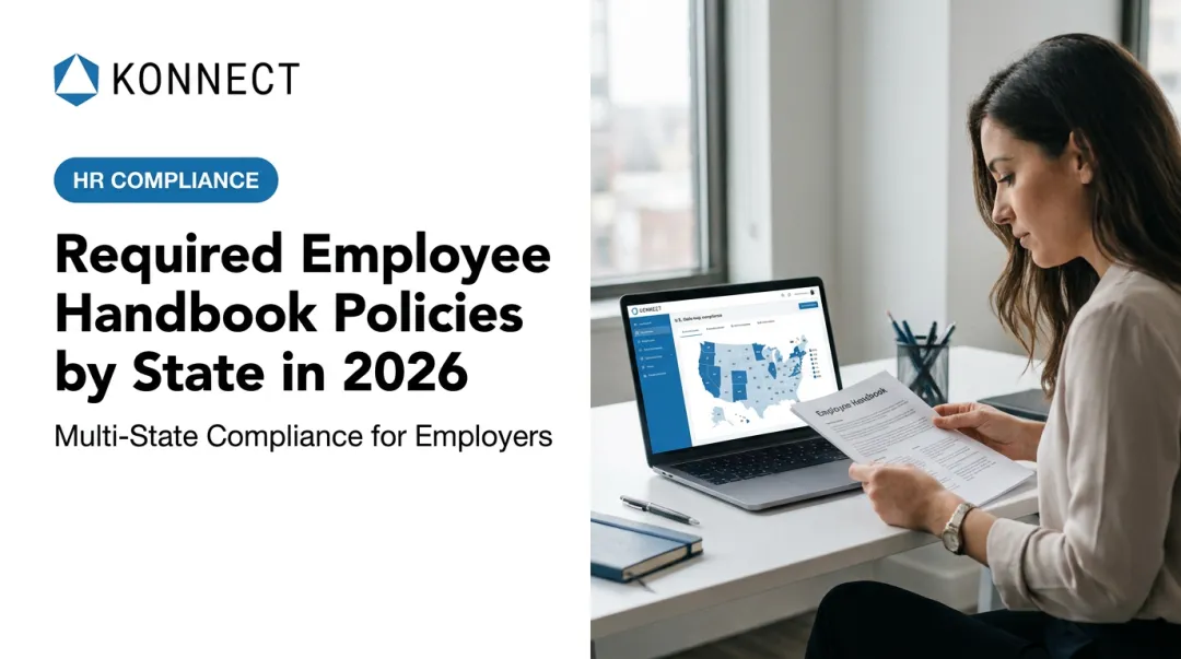 Required Employee Handbook Policies by State in 2026