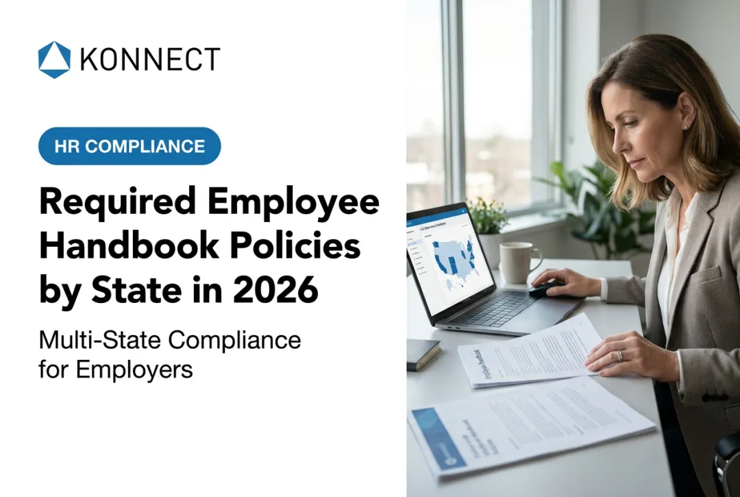 Required Employee Handbook Policies by State in 2026