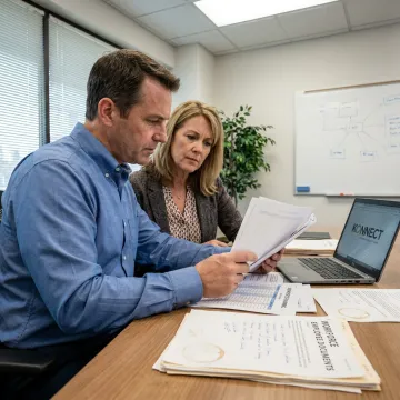 HR consultant advising a small business owner