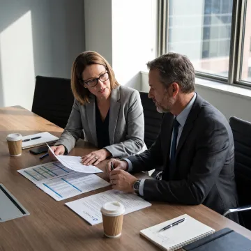 HR professional reviewing workforce strategy