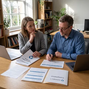 HR advisor reviewing workforce plans