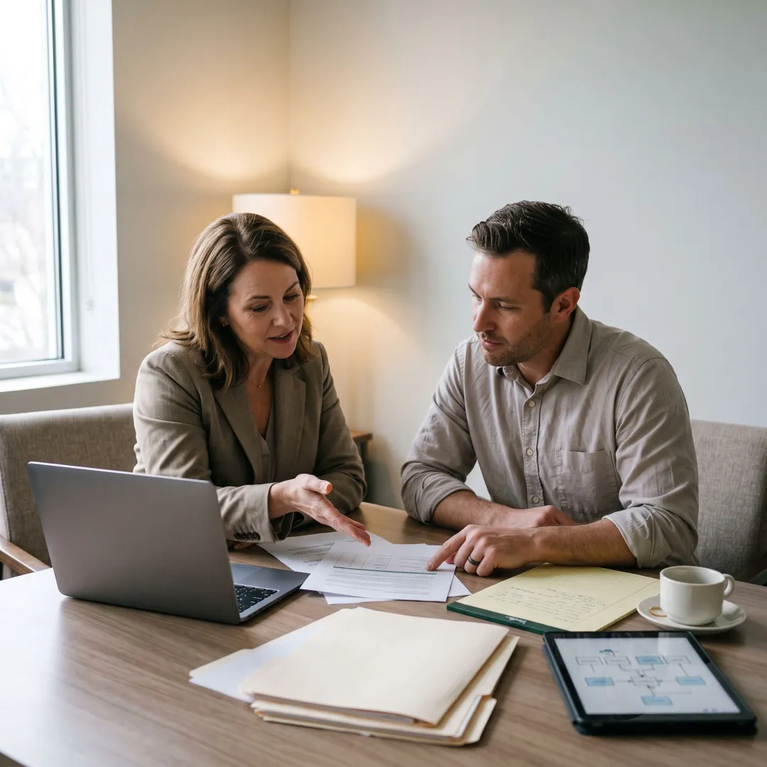 HR advisor discussing workforce strategy
