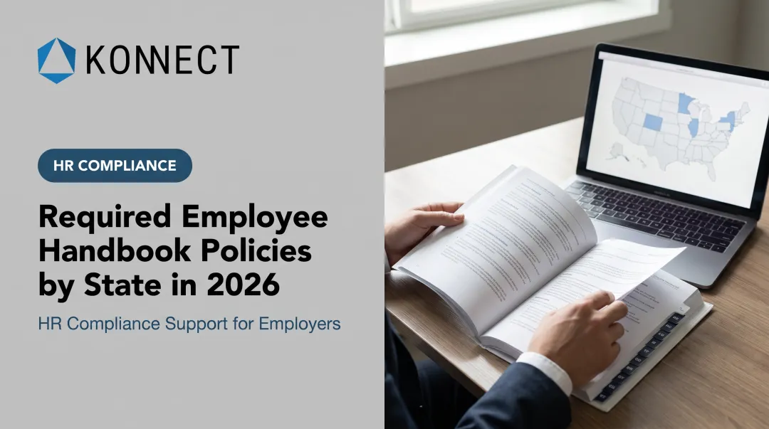 Required Employee Handbook Policies by State in 2026