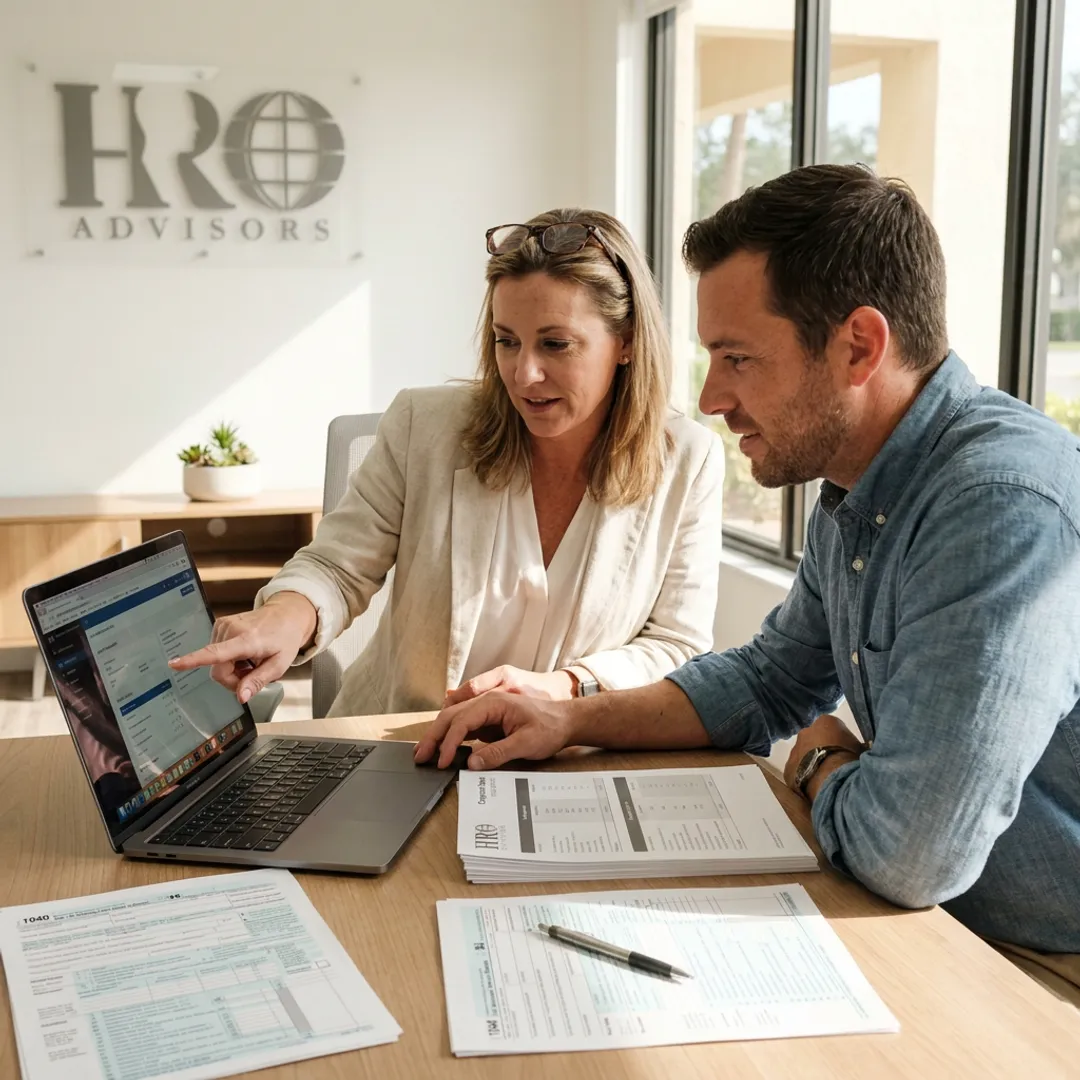 Advisor comparing payroll provider options