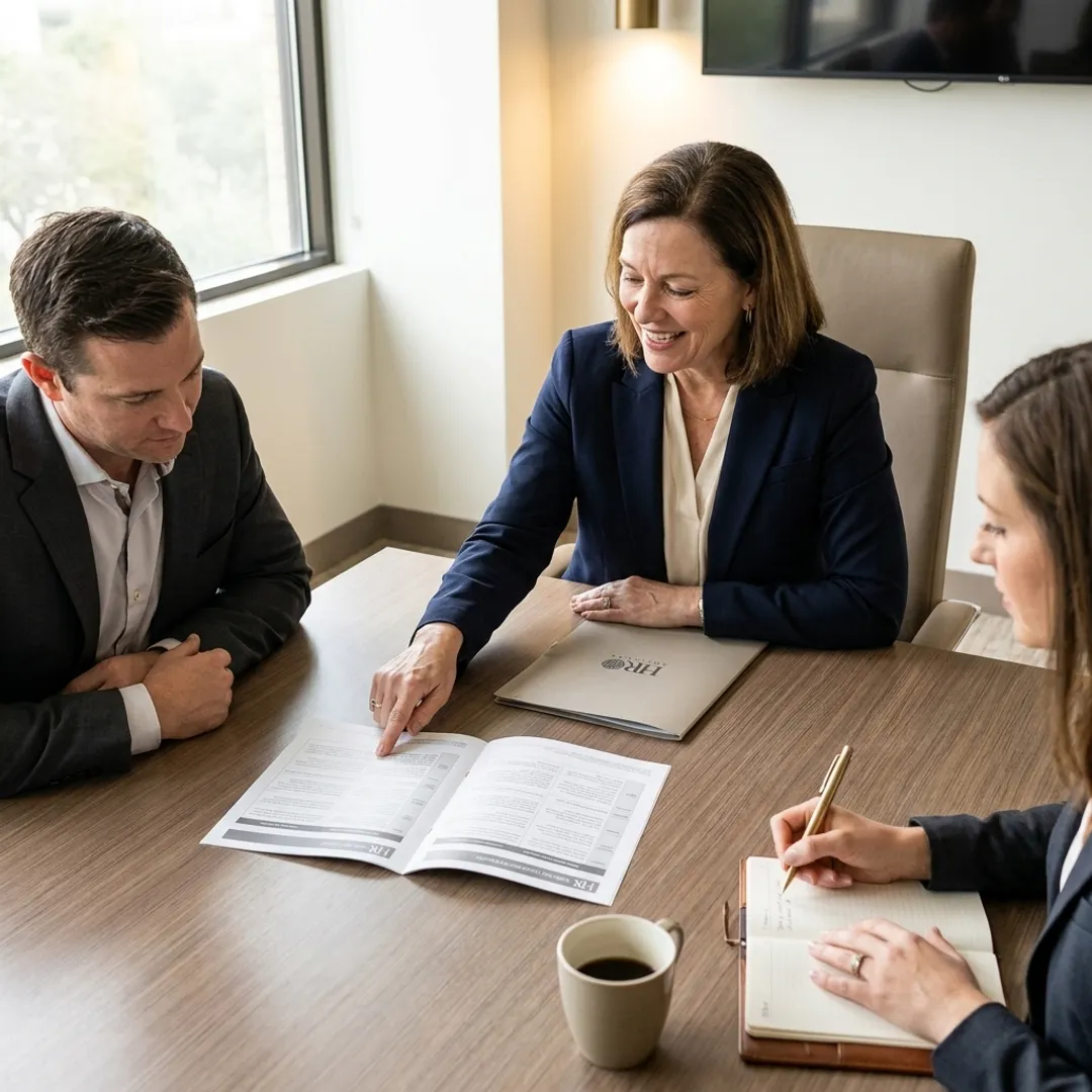 HR advisor comparing employer support options