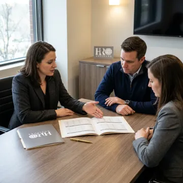 Business owners discussing employers association options