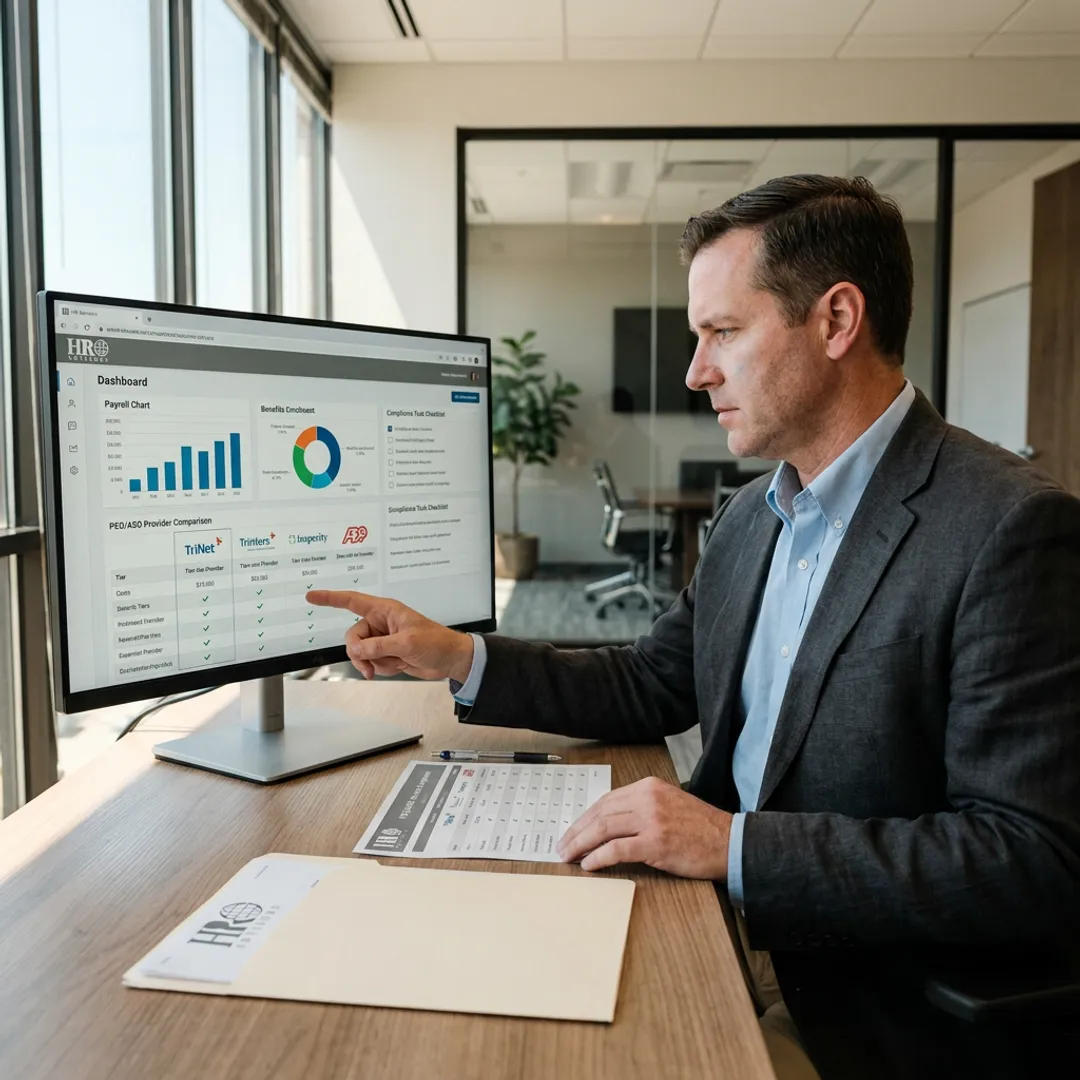 HR management software dashboard