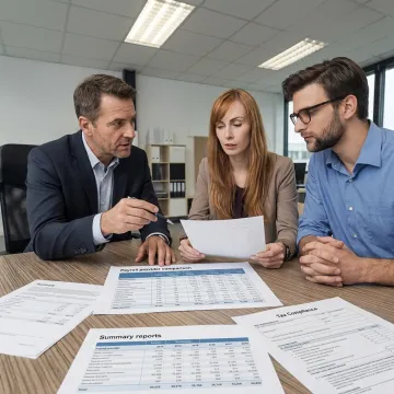 Payroll advisor comparing provider options