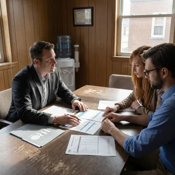 Employee benefits broker advising Michigan business team