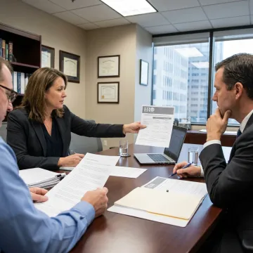 Outsourced HR advisor meeting with accounting firm leaders