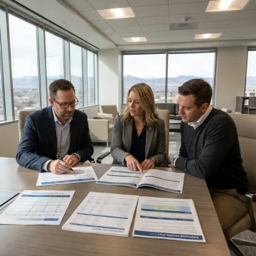 Colorado business team reviewing PEO options