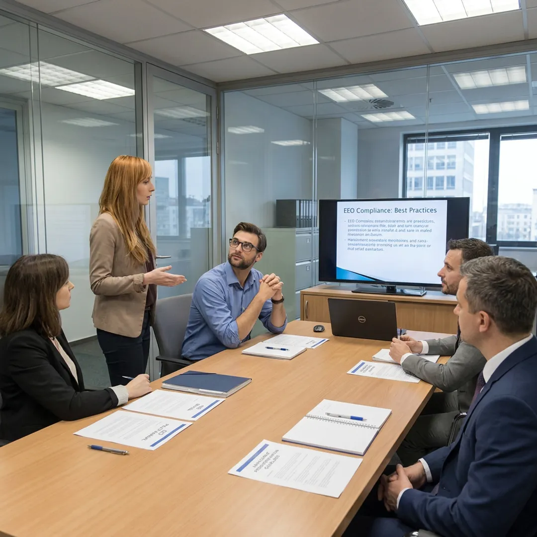 HR advisor leading supervisor compliance training