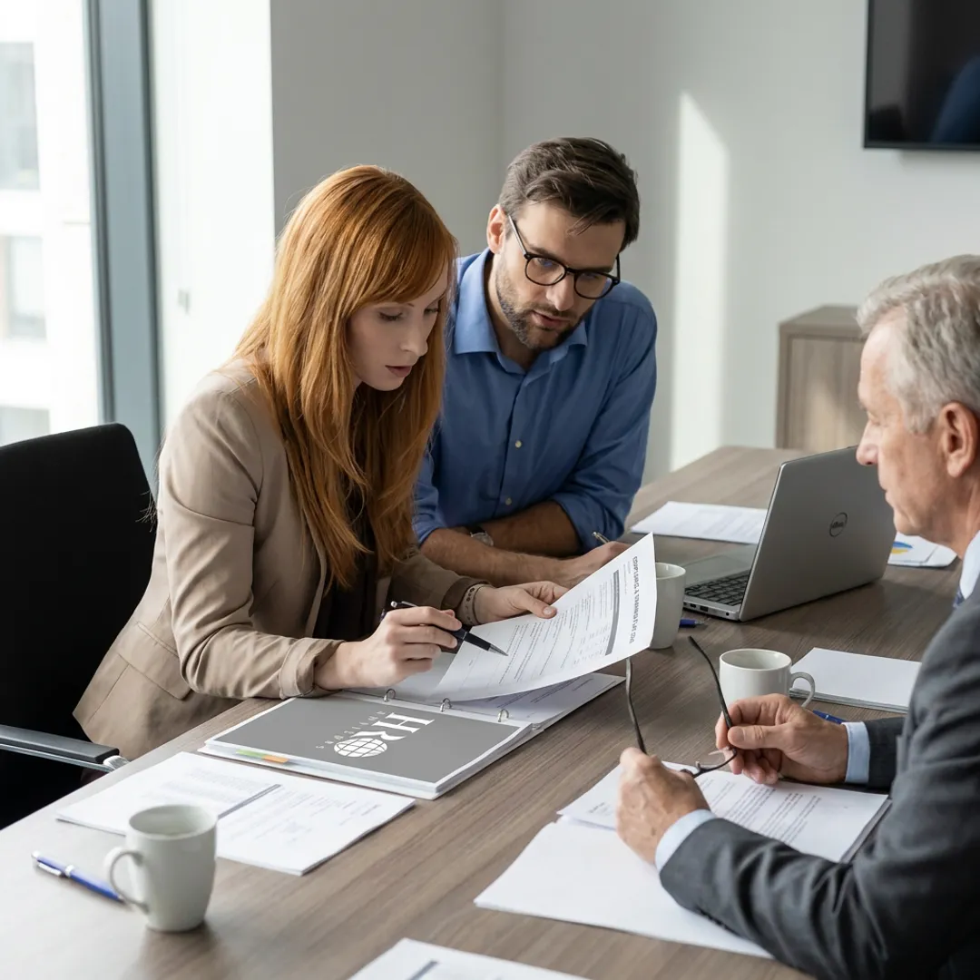 HR advisor reviewing compliance training plan