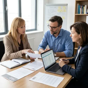 HR compliance consultant advising business leaders