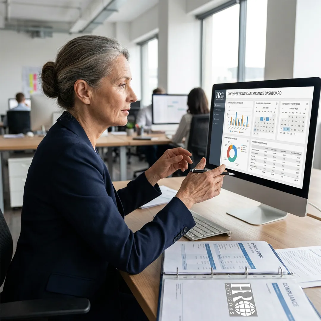 Employee leave management dashboard