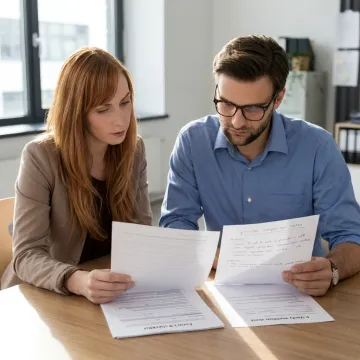 HR advisor reviewing employee verification workflow