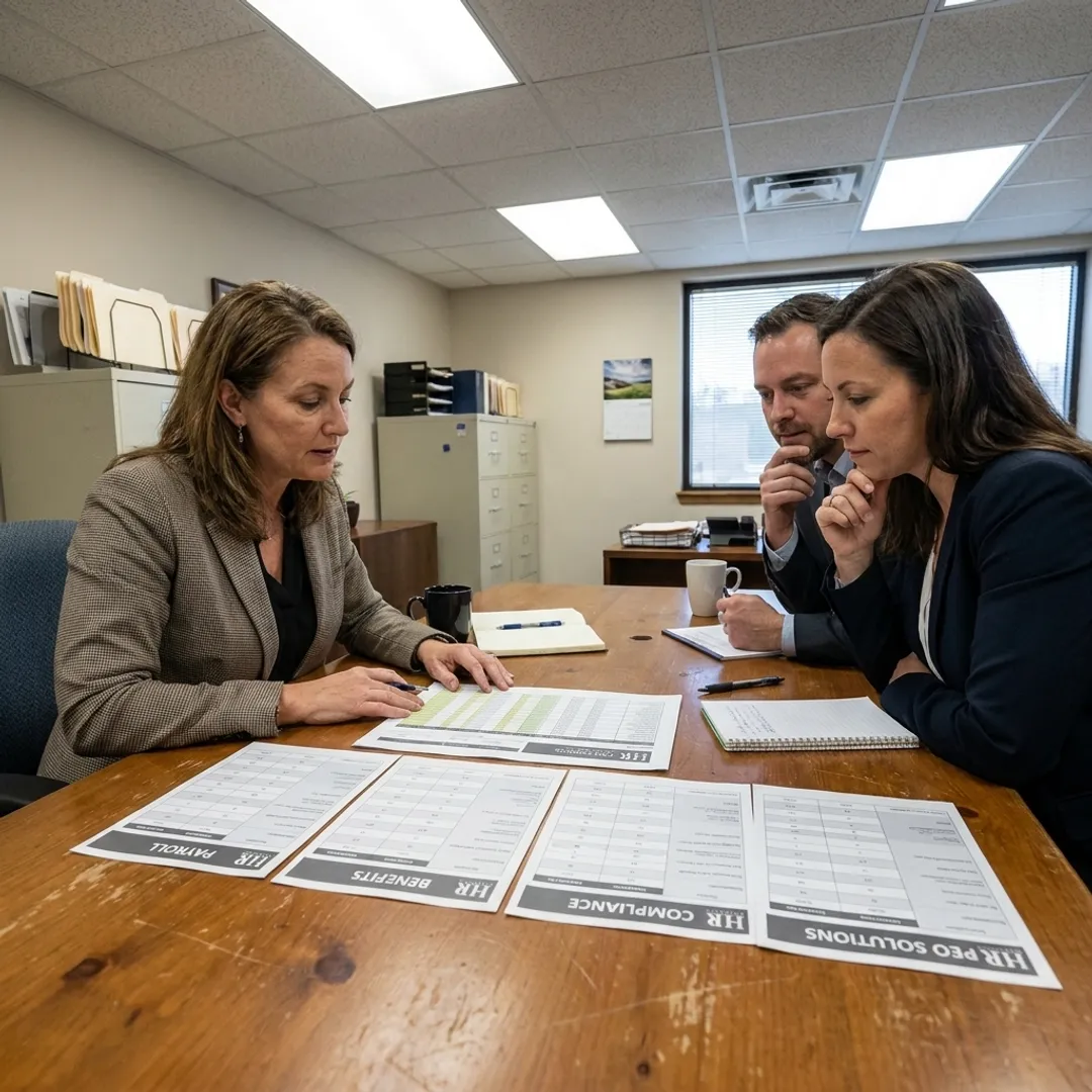 Advisor reviewing nonprofit HR and compensation options