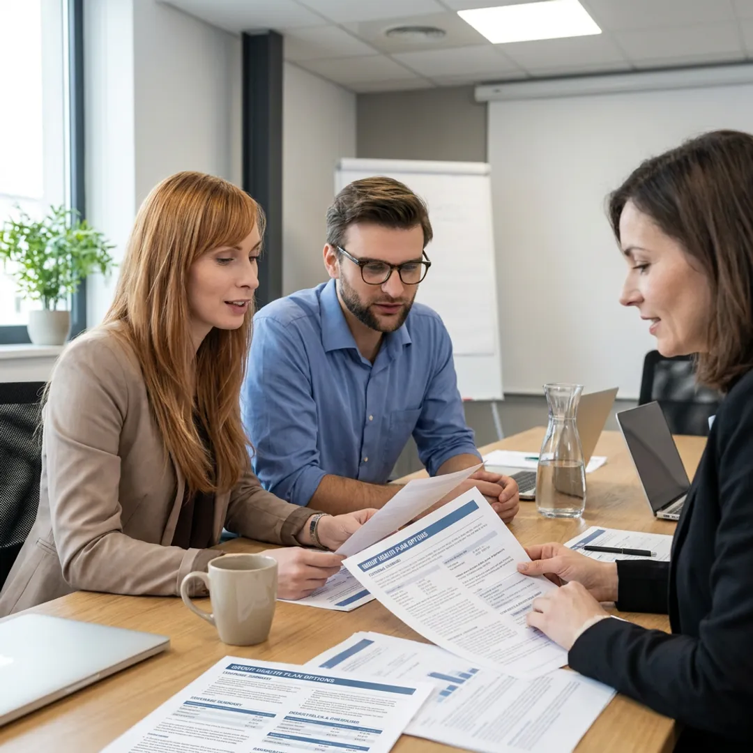 Large group health insurance consultation