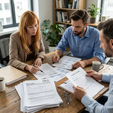 HR advisor reviewing FMLA leave administration workflow