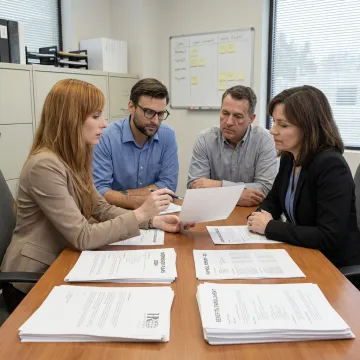 HR advisor leading a business training planning session