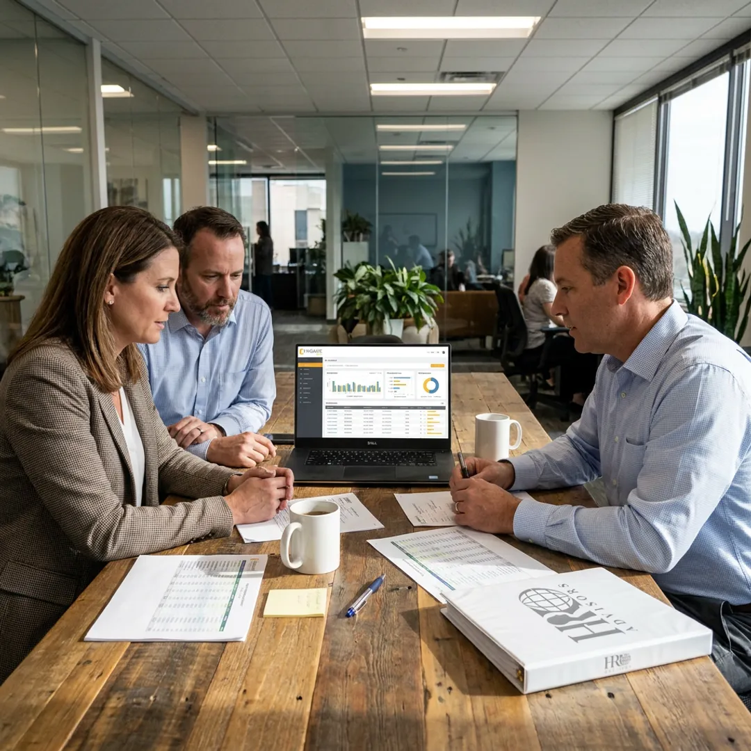 Employee financial wellness planning meeting